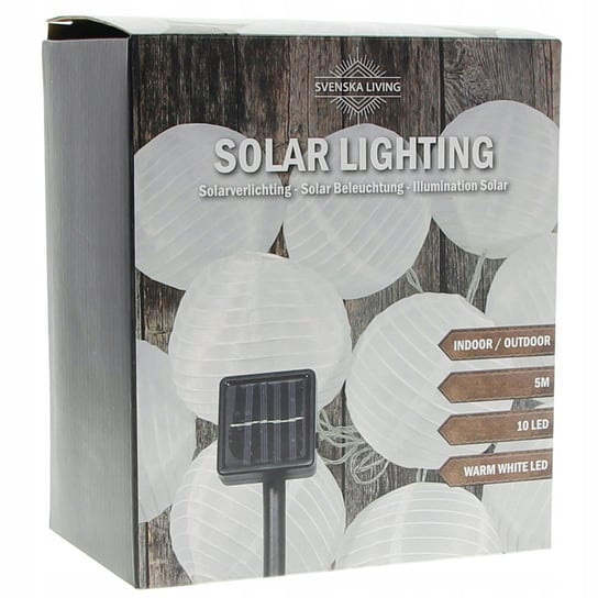 Lampki Ogrodowe Żarówki Solar Łańcuch LED Girlanda Sokomedica