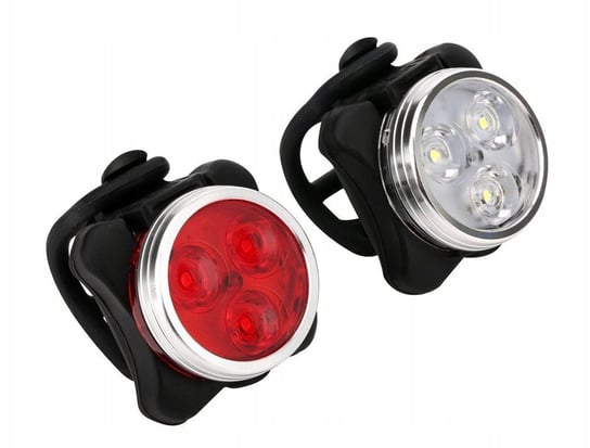 Lampki rowerowe LED na rower przednia i tylna na plecak Inna marka