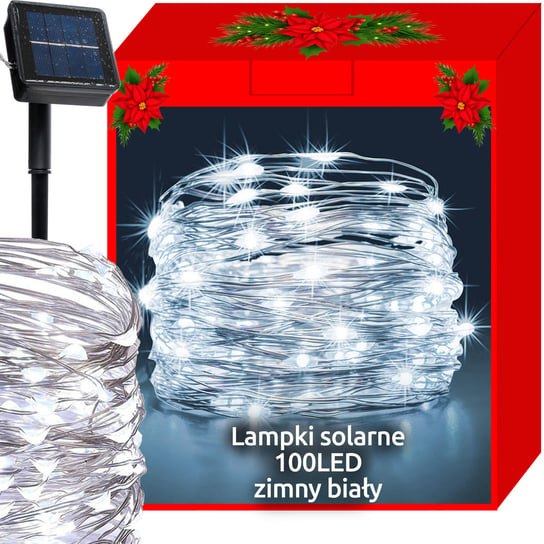 Lampki Solarne Choinkowe 100 LED Wew/Zew Druciki z ISO TRADE Iso Trade