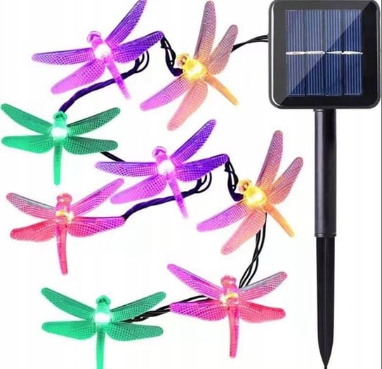 Lampki solarne GIRLANDA WAŻKI ogród balkon altana wodoodporne 100 LED 12m Inna marka