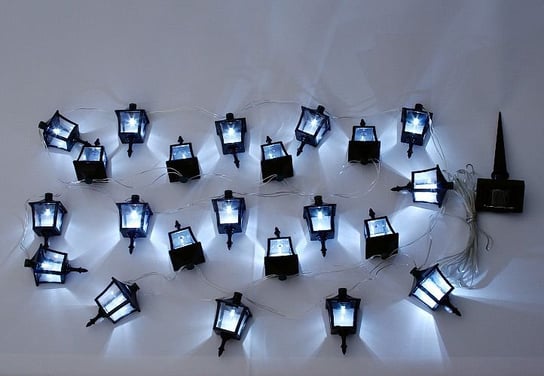Lampki solarne w kształcie latarni, 24 szt TwójPasaż