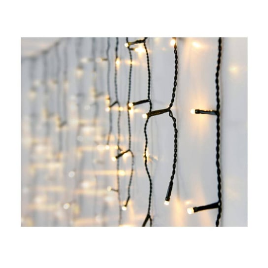 Lampki Świąteczne Sople 360 Led Biały Ciepły 12M H&S Decoration
