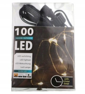 Lampki Zewnętrzne Łańcuch LED Girlanda LEDowa 230V Sokomedica