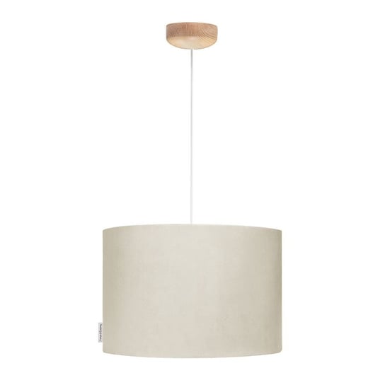 Lamps & Company, Lampa wisząca kremowa dla dzieci aksamitny abażur, Kremowy Lamps&Co