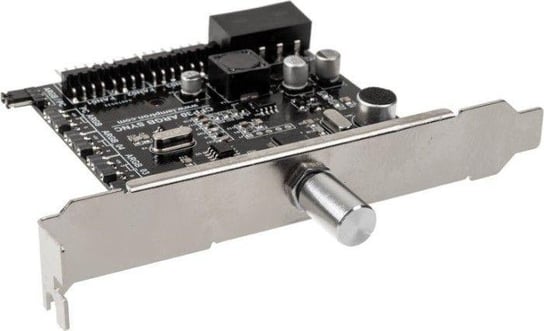 Lamptron CFP30 ARGB Sync kontroler wentylatorów i oświetlenia ARGB na PCI, srebrny Inna marka