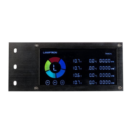 Lamptron SM436 Sync Edition PCI, kontroler wentylatorów PWM i oświetlenia RGB, czarny Lamptron