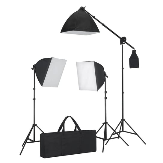 Lampy fotograficzne z softboxami 3 szt. (40x40 cm) Inna marka