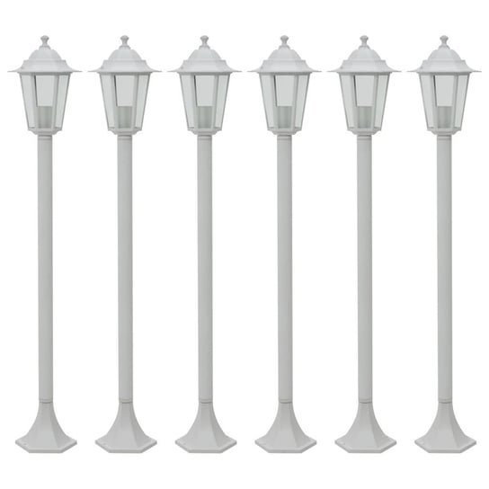 Lampy ogrodowe VIDAXL, białe, 110 cm, 6 szt. vidaXL