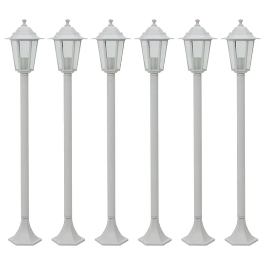 Lampy ogrodowe VIDAXL, białe, 110 cm, 6 szt. vidaXL