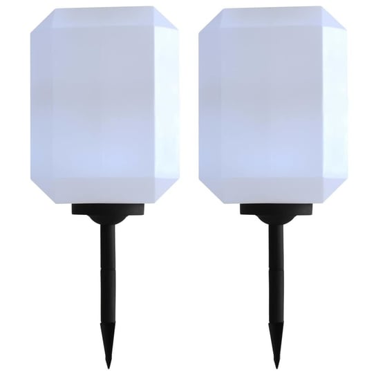 Lampy solarne VIDAXL, białe, 42x40x30 cm, 3 szt. vidaXL