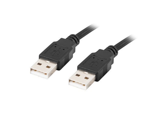 Lanberg, Kabel USB-A M/M 2.0 1.8m, czarny Lanberg
