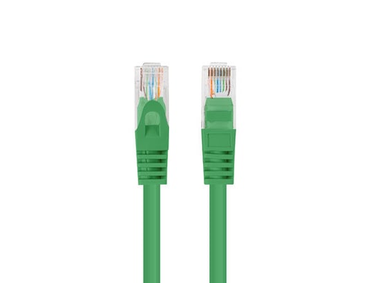 Lanberg, Patchcord kat.5e utp 2m zielony fluke passed lanberg 10-pack Lanberg