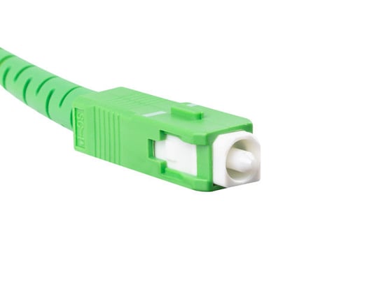 Lanberg, Patchcord światłowodowy SM SC/APC-SC/APC Simplex 3.0 mm LSZH G657A2 50m, biały Lanberg