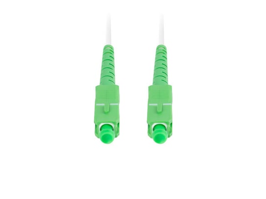 Lanberg, Patchcord światłowodowy sm sc/apc-sc/apc simplex 3.0mm lszh g657a2 10m biały lanberg Lanberg