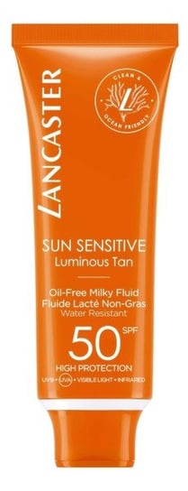 Lancaster, Sun Sensitive Oil-Free Milky, Mleczko-fluid do opalania twarzy SPF50, 50 ml Lancaster