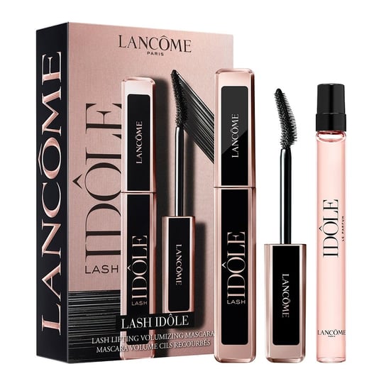 Lancome, Lash Idole Mascara Gift Set zestaw tusz do rzęs 01 Glossy Black 8ml + woda perfumowana spray 10ml Lancome