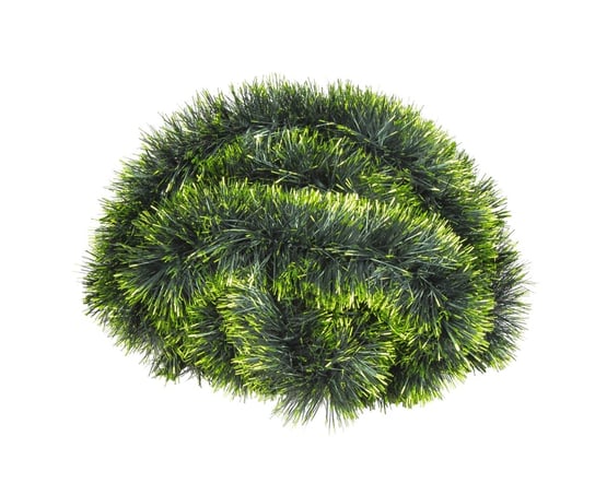 Łańcuch choinkowy gęsty długi 6 m 10 cm zielony z zieloną końcówką Inna marka