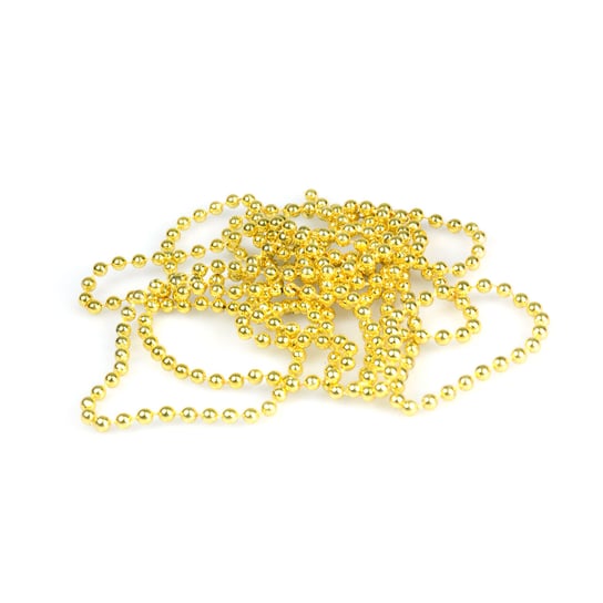 Łańcuch perełki 4mm złoty Arpex