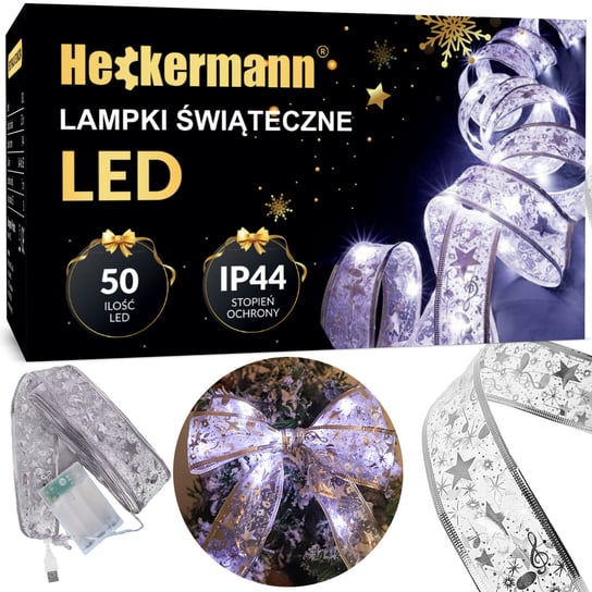 Łańcuch świąteczny LED Heckermann 800L Cool Ozdoba na Choinkę Heckermann