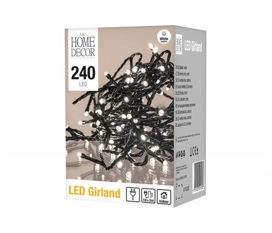 Łańcuch Świetlny 240 LED, 18M + 3M, 230V, Ciepłe Światło Inna marka