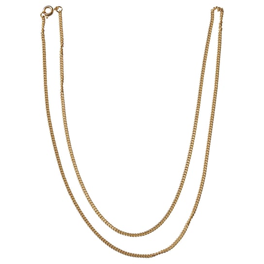 Łańcuszek niklowany, złoty, 60 cm Rayher