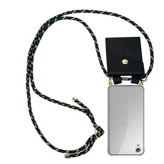 Łańcuszek Pokrowiec Do Sony Xperia X w KAMUFLAŻ Etui Obudowa Case Cover Ochronny Cadorabo Cadorabo