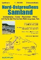 Landkarte Nord-Ostpreußens Samland 1 : 100 000 Bloch Dirk