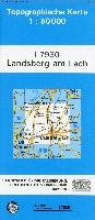 Landsberg 1 : 50 000 Ldbv Bayern, Landesamt Fr Digitalisierung Breitband Und Vermessung Bayern