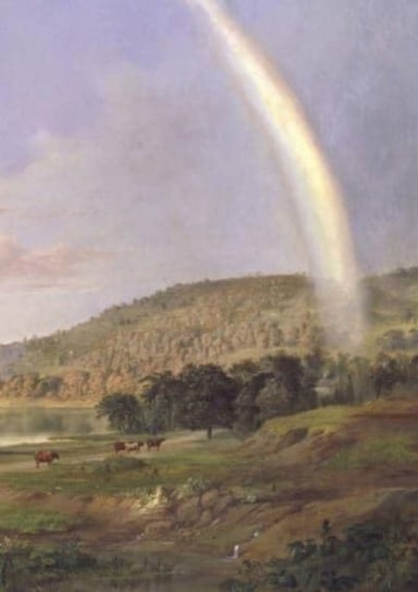 Landscape with Rainbow Notebook Robert S. Duncanson