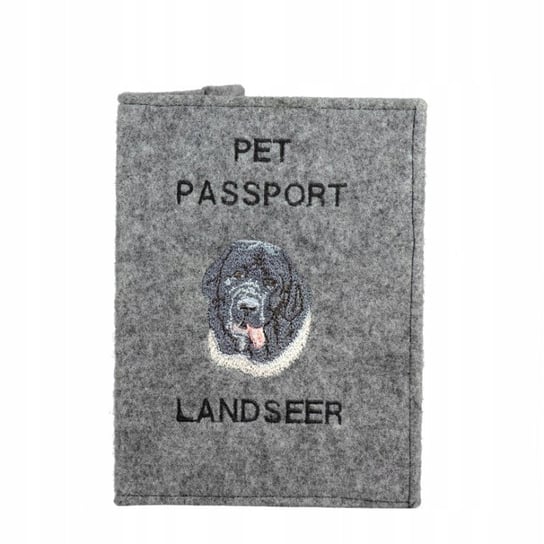 Landseer Haftowany pokrowiec na paszport Inna marka