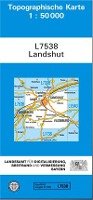 Landshut 1 : 50 000 Landesamt Fur Digitalisierung Breitband Und Vermessung Bayern