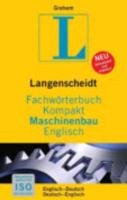 Langenscheidt Fachwörterbuch Kompakt Maschinenbau Englisch Graham John D.
