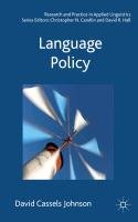 Language Policy Johnson David Cassels, Johnson D.