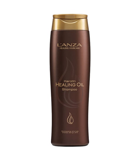 Lanza, Keratin Healing Oil, szampon odbudowujący z keratyną, 300 ml Lanza