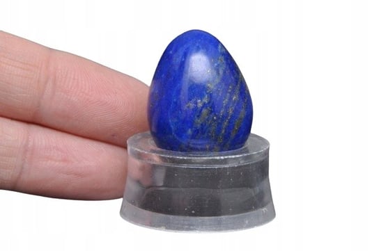 * LAPIS LAZULI W FORMIE JAJKA PIĘKNY PIRYT MALUTKI UROCZY OKAZ NR EGG98 * Inna marka