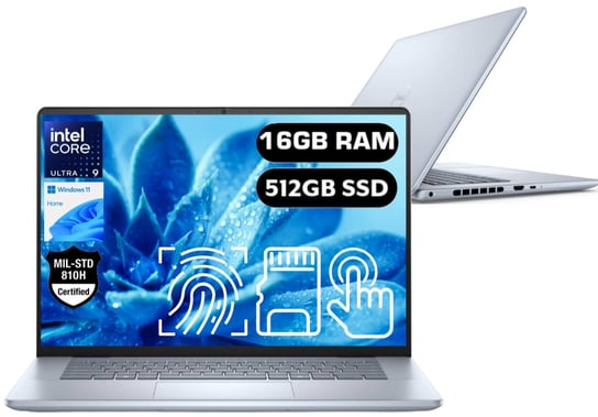 LAPTOP Dell Inspiron 7640 Ultra 9 185H 16GB  512GB 16' FHD+ DOTYK 300NIT W11P Dell
