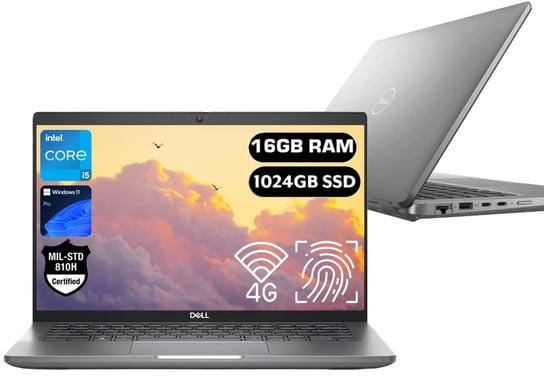 Laptop Dell Latitude 5440 i5 16GB 1TB 14' Modem 4G Czytnik SC MIL-STD W11P Dell