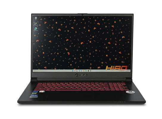 Laptop do gier HIRO X750 17,3&quot;, 144HZ - I5-12500H, RTX 3050 4GB, 16GB RAM, 512GB SSD M.2, W11 HIRO