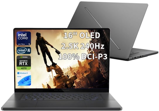 LAPTOP GAMINGOWY Asus Zephyrus U9 16GB 4TB RTX4070 16 2.5K OLED 240Hz 0.2ms Asus