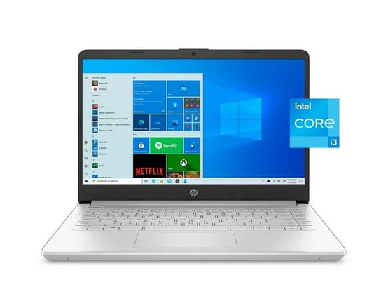 Laptop HP 14-DQ2055 - i3-1115G4 | 4GB | SSD 256GB | 14"FHD |  Windows 10 | NATURAL SILVER HP