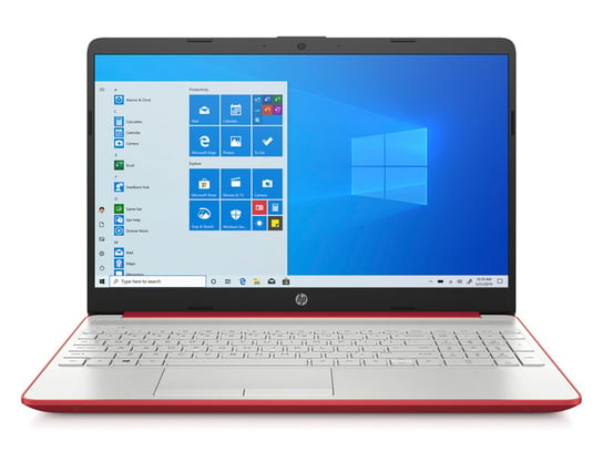 Laptop HP 15-DW0081 - Intel Pentium Silver N5030 | 8GB | SSD 256GB | 15.6"HD (1366x768) | BT | Windows 10 | Srebrno czerwony HP