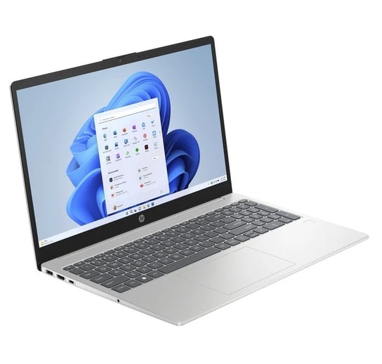 Laptop HP 15-FD0621DS  - Intel N100 | 16GB | SSD 128GB | 15.6"HD | Windows 11 | Gray | Podświetlana klawiatura | Czytnik linii HP