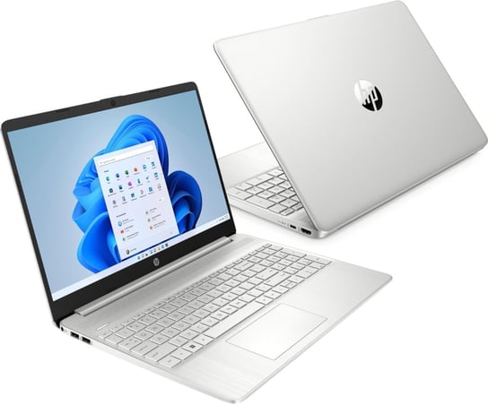 Laptop HP 15s-fq0012sl 15.6" FHD Intel N4120 8GB 128GB SSD Win11 Srebrny HP