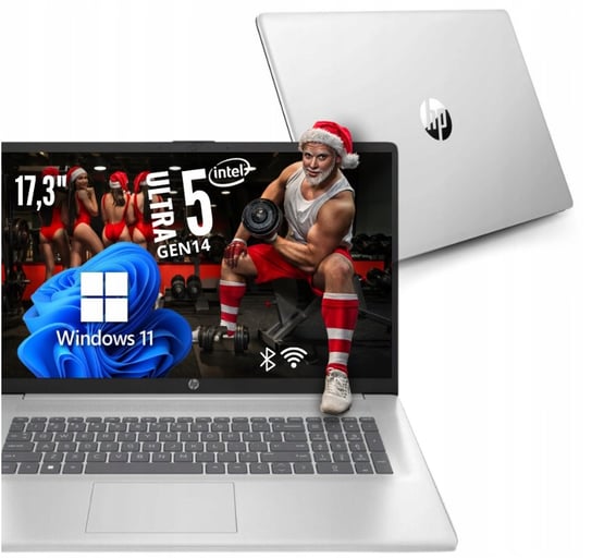 Laptop HP 17,3" FHD IPS 300NIT INTEL CORE i5-120U 16/1024GB W11 DO NAUKI HP