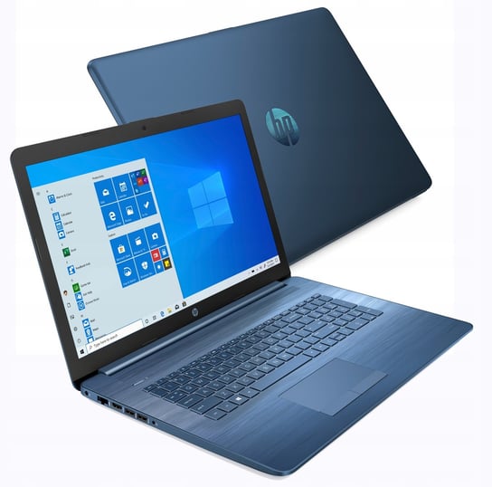 Laptop Hp 17-By2019Ds / 22J78Uar / Intel N4020 / 16Gb /Ssd 512Gb / Intel Uhd / Hd+ / Win11/ Niebieski HP