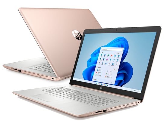 Laptop HP 17-by2022ds / 5R3F5UA / Intel Silver N5030 / 8GB / SSD 256GB / Intel UHD / HD+ / Win 11 / Różowy HP