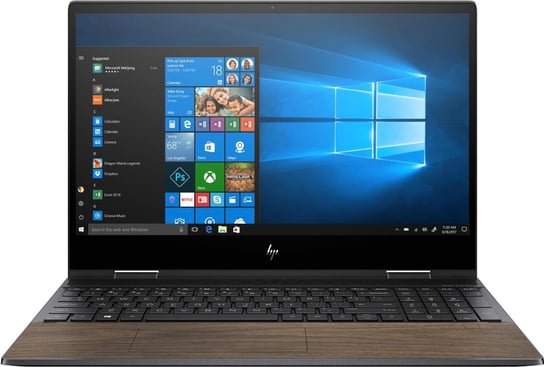 Laptop HP Envy x360 15-dr1004nw 9HN34EA, i5-10210U 15,6"FHD Touch IPS/Privacy AG 8GB DDR4-2666 512GB PCIe GeForce MX250 4GB Fingerprint reader Nightfall Black Wood, Windows 10 Home HP