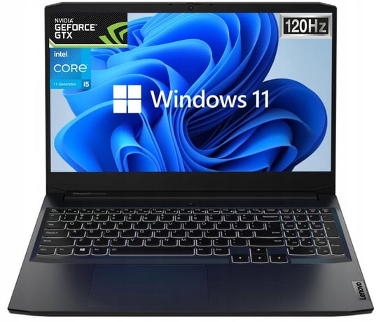 Laptop Lenovo Gaming 3 15,6_120 i5 16GB SSD256_M2 GTX1650 (82K100HQPB) IBM, Lenovo