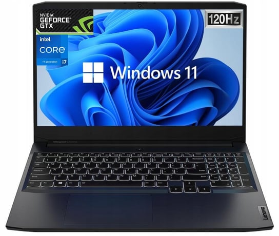 Laptop Lenovo Gaming 3 15,6_120 i7 16GB SSD256_M2 GTX1650 (82K100HUPB) IBM, Lenovo