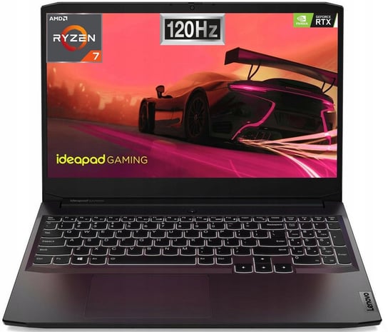 Laptop Lenovo Gaming 3 R7 120Hz 32Gb Ssd1024_M.2 Rtx3050 (82K200Nkpb) IBM, Lenovo